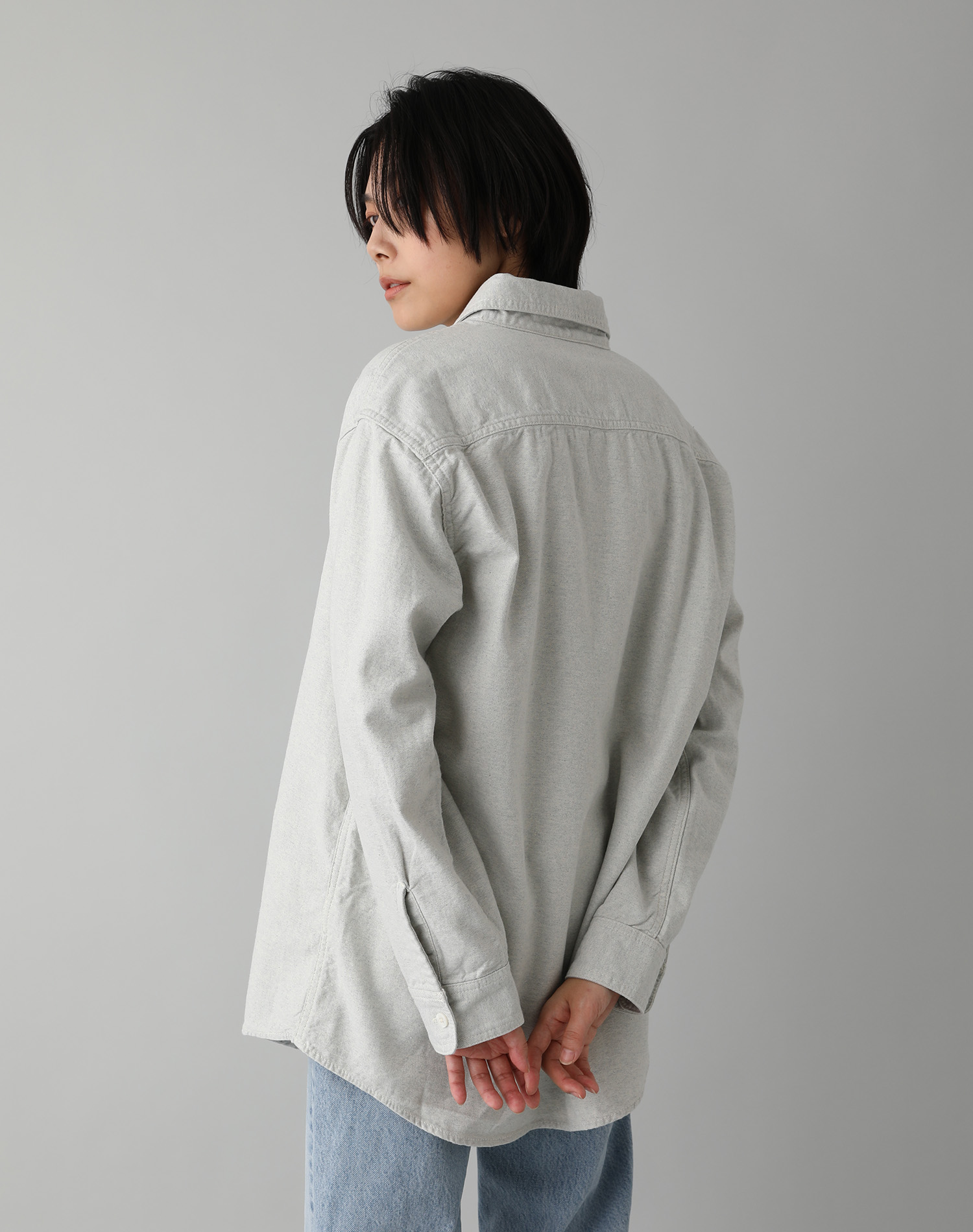 【039】DENIM MIX ワークシャツ