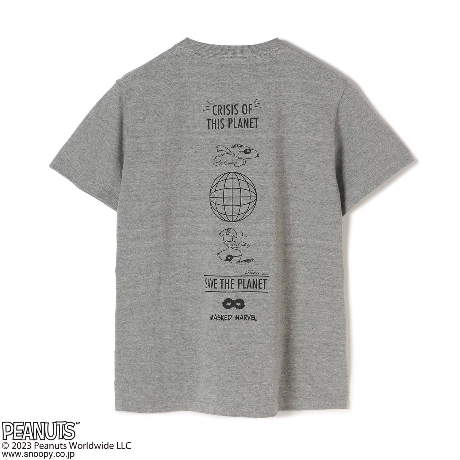 【039】PEANUTSコラボ ASIC 杢 HERO Tシャツ